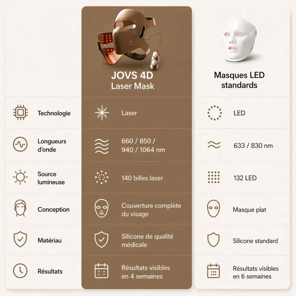 Mask4d Laser - Masque de Luminothérapie pour Visage