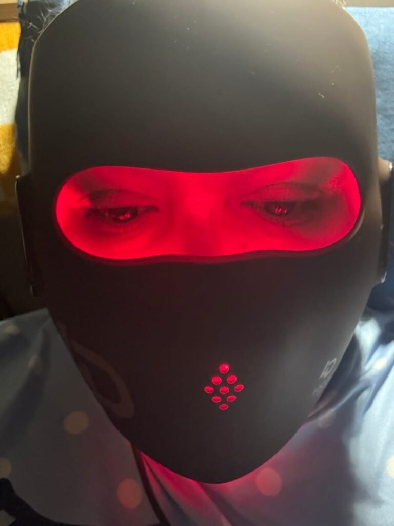Masque LED visage luminothérapie 4D photo review