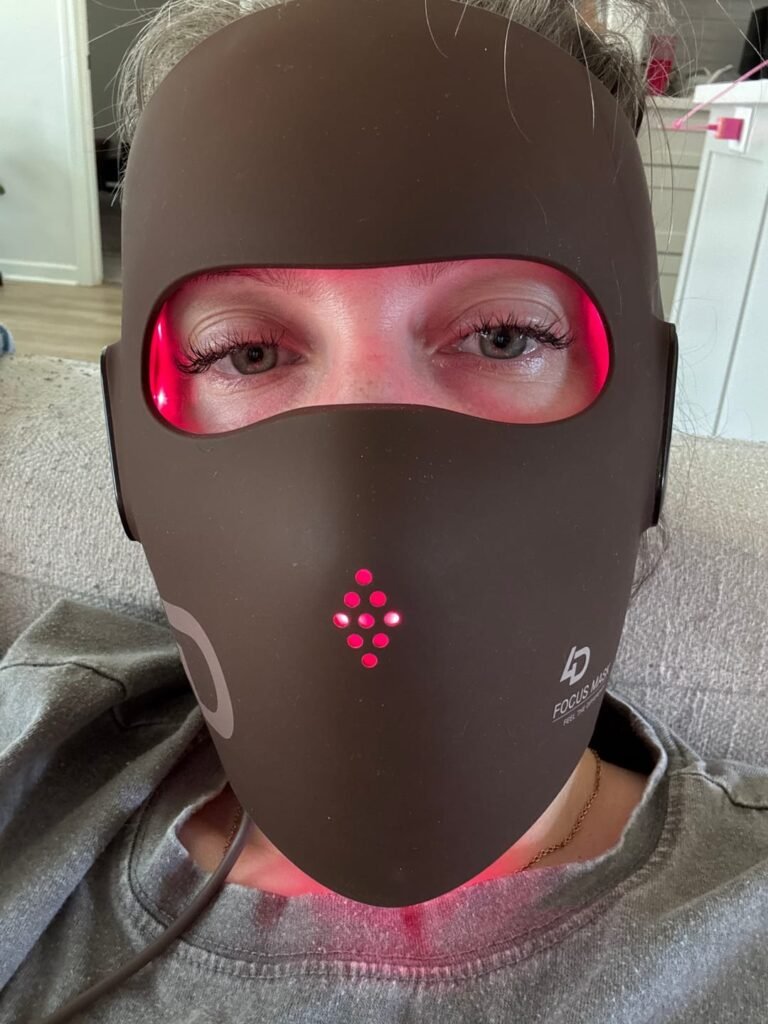 Masque LED visage luminothérapie 4D photo review